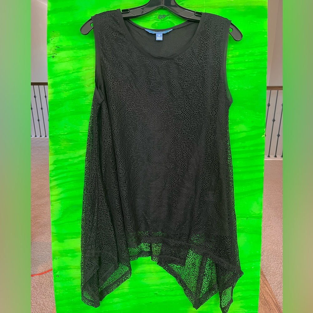 Simply Vera Vera Wang Black Lace Sleeveless Top